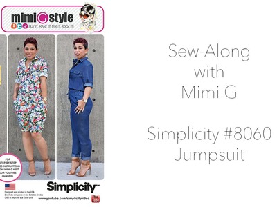How to Sew a Jumpsuit with Mimi G Style Simplicity 8060