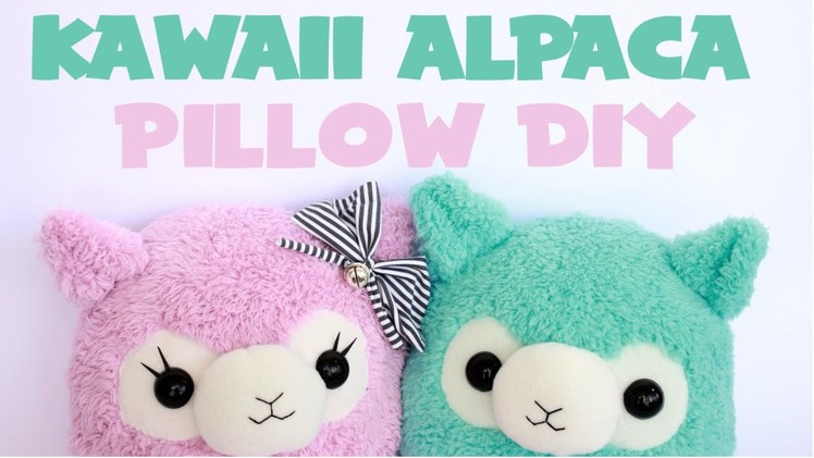 Kawaii Alpaca Pillow Tutorial