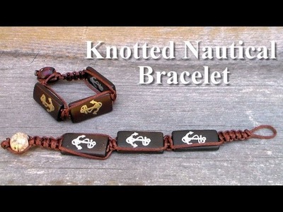 Knotted nautical bracelet tutorial