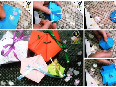 Origami Boxes For Packaging Gifts Tutorial - DIY Packaging