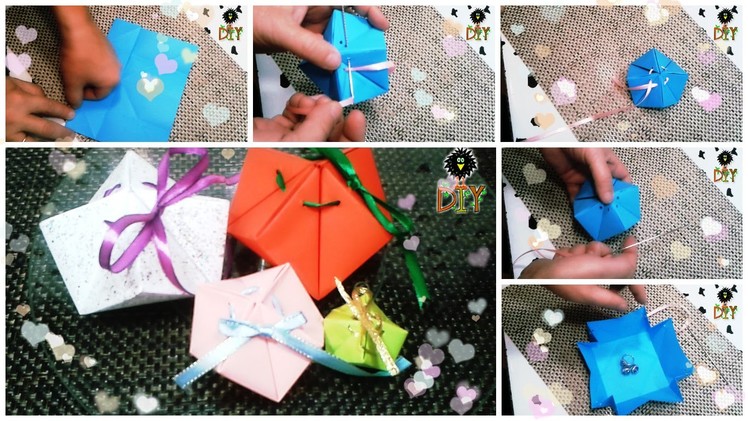 Origami Boxes For Packaging Gifts Tutorial - DIY Packaging