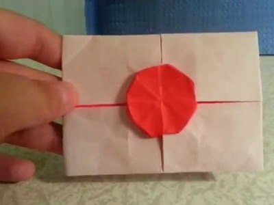 Origami Japanese Flag, Designed By Gilad Aharoni - Not A Tutorial