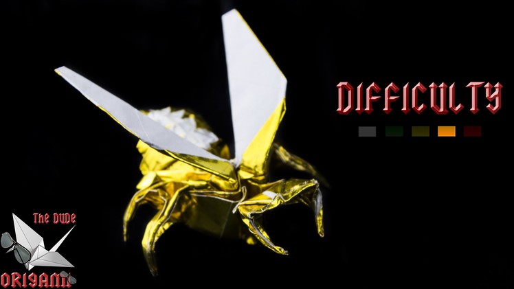 [ORIGAMI TUTORIAL] Wasp (Avispa - Anibal Voyer) || Animals.Complex