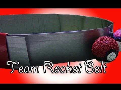 Pokemon Team Rocket Cosplay Belt Tutorial