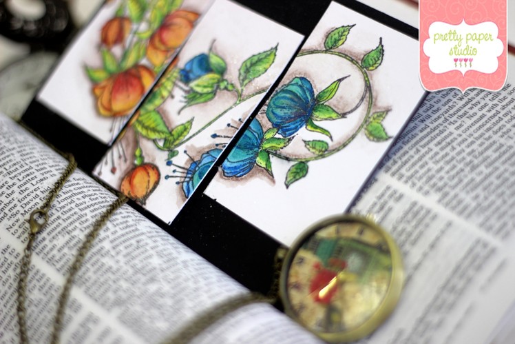 Prisma Watercolour Pencils and Heartfelt Creations Stamp  | Pretty Paper Studio