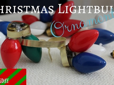 Recycled Christmas Light Decorations-DIY