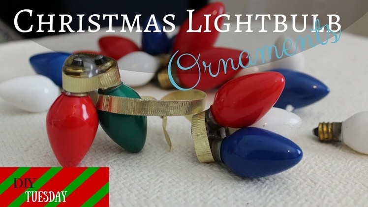 Recycled Christmas Light Decorations-DIY