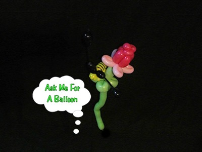 Rose Flower Balloon Animal Tutorial