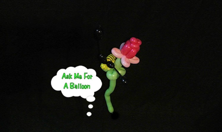 Rose Flower Balloon Animal Tutorial