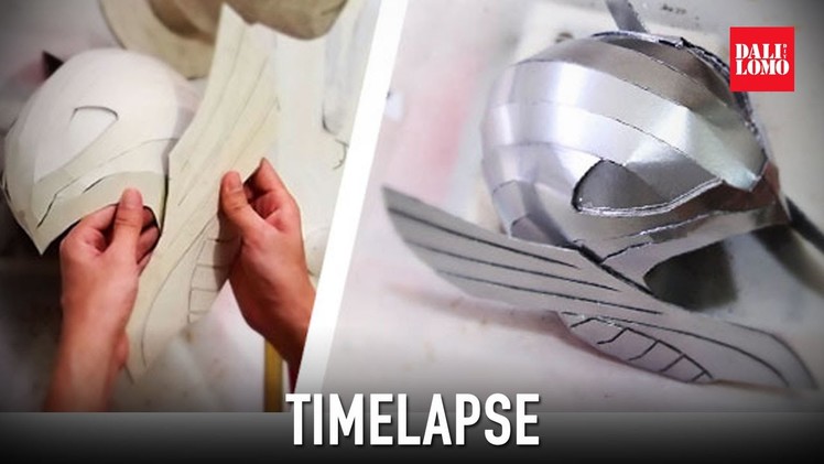 Timelapse - Making Thor Helmet (recap) | Costume Prop | How To | Dali DIY