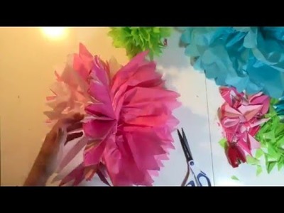 Tissue paper decorations DIY