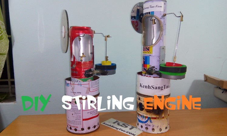 [Tutorial] How To Make stirling engine, very simple