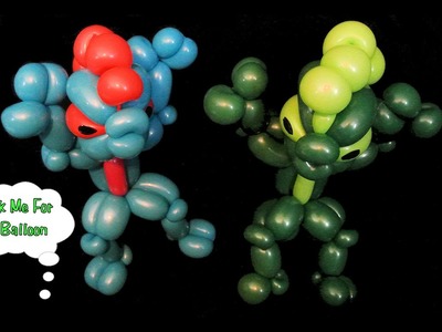 Alien Lizard Balloon - Balloon Animal Twisting Tutorial
