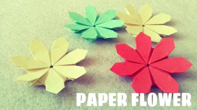 DIY - Paper Flower Tutorial (Cute and Easy)