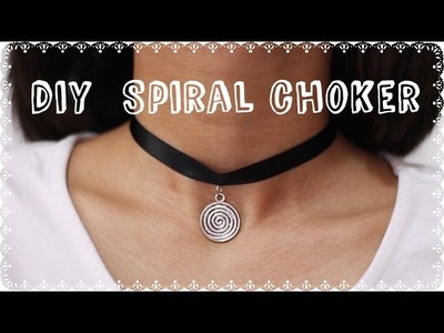 DIY Spiral Choker || Tumblr Inspired