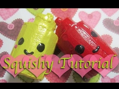 Home-made Ketchup and Mustard Squishy Tutorial