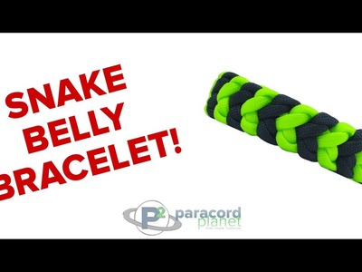 How To Make A Snake Belly Paracord Bracelet - Paracord Planet Tutorial