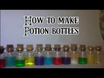 How to make potion bottle charms Tutorial (Legend of zelda style)