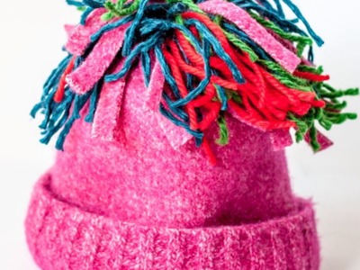Make a Pretty Winter Pom-Pom Hat - DIY Style - Guidecentral