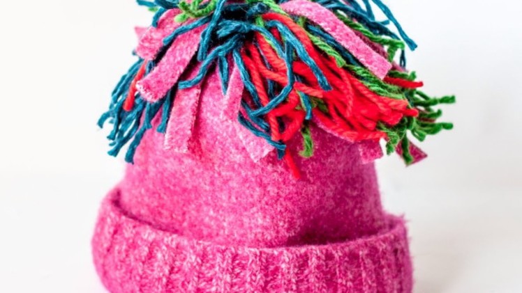 Make a Pretty Winter Pom-Pom Hat - DIY Style - Guidecentral