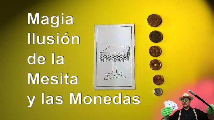 Mini Tutorial: La Ilusión del Velador & Monedas REVELADO (Tutorial: The Illusion of Pedestal Table )