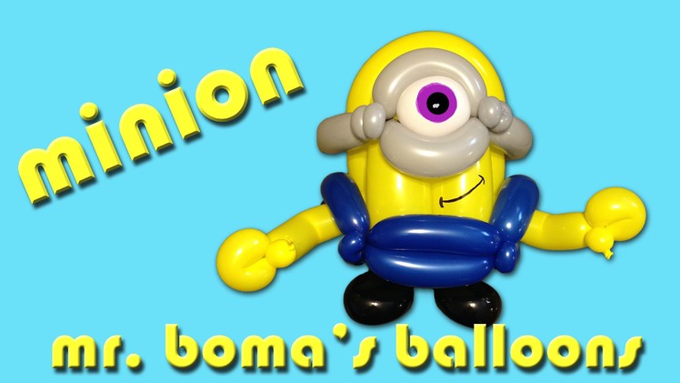 Minion Balloon Animal Tutorial (Balloon Twisting and Modeling #31)