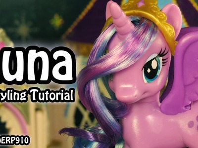 My Little Pony:  Princess Luna Hair Styling Tutorial MLP