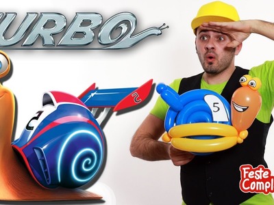 Palloncino Lumaca Balloon film Turbo - Turbo Snail Balloon - Tutorial 74 - Feste Compleanni