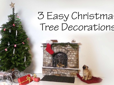 QUICK.EASY Miniature Christmas Tree Decoration Tutorial
