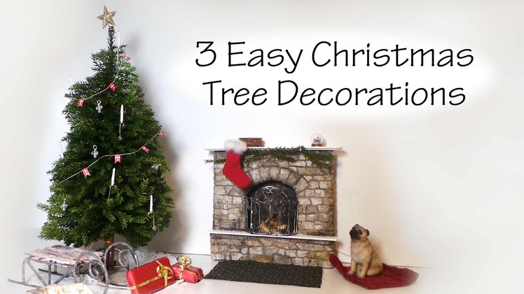 QUICK.EASY Miniature Christmas Tree Decoration Tutorial