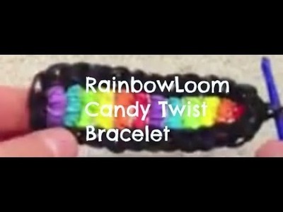 RainbowLoom Candy twist bracelet tutorial