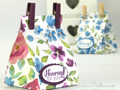 Stampin' Up! Bloomin' Fat Squishy Bag Tutorial