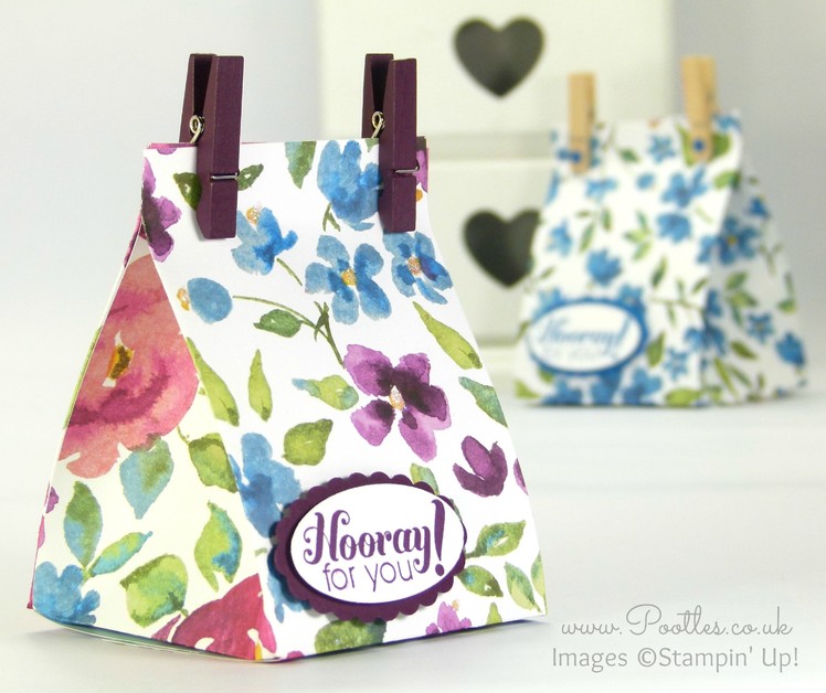 Stampin' Up! Bloomin' Fat Squishy Bag Tutorial