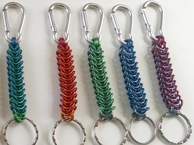 Tutorial: Weaving Chainmaille Keychains (out of European 4-in-1)