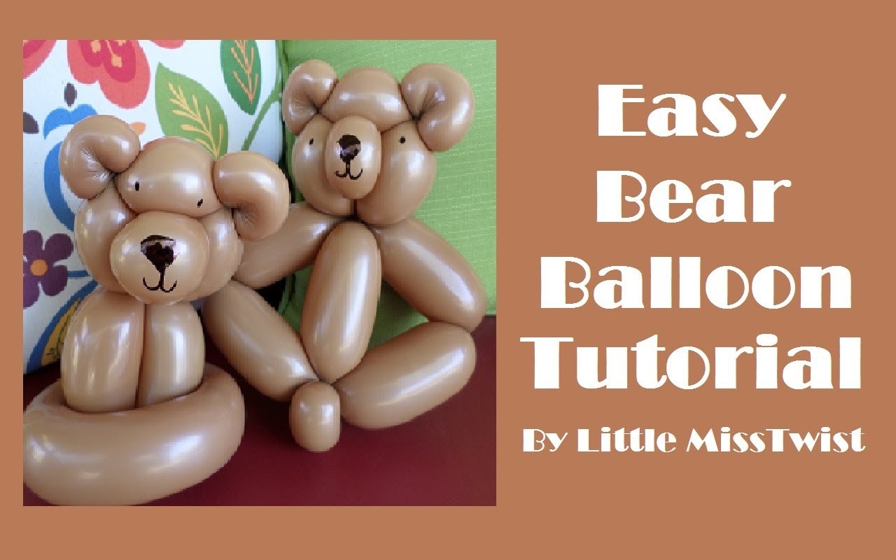 Easy bore. Balloon Bear by Romatti. Sweet Bear and Balloon.