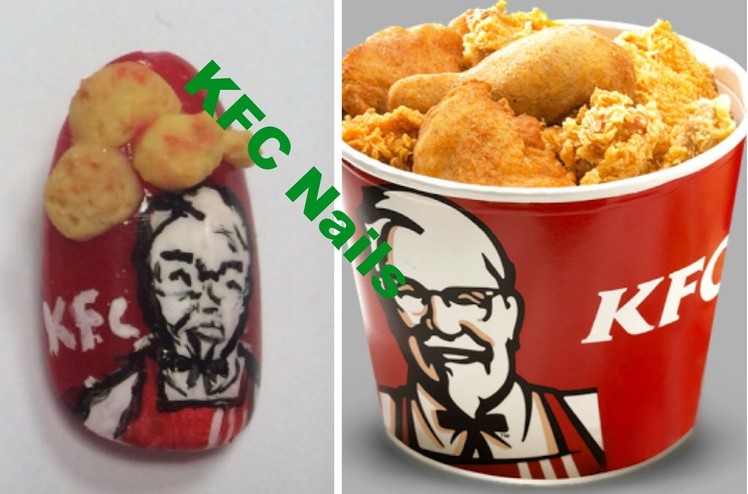 3D KFC Nail Tutorial~~