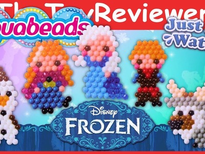 AquaBeads Disney Frozen Character Playset Unboxing Tutorial by TheToyReviewer