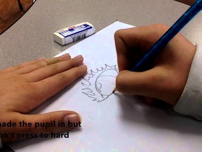 Drawing a dragon eye tutorial