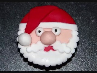 Father Christmas Cupcake Tutorial