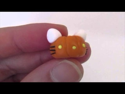 HELLO KITTY Headless Horseman Charm POLYMER CLAY Tutorial