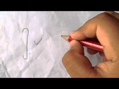 How to draw a CURLY bracket.  Tutorial