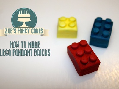 How to make icing lego blocks for cake decorating How To Tutorial Zoes Fancy Cakes