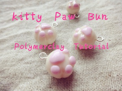 Kitty paw buns polymerclay tutorial
