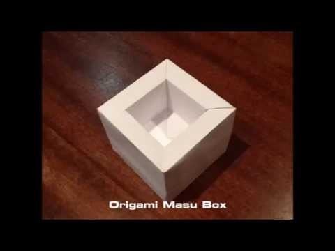Origami Masu Box tutorial