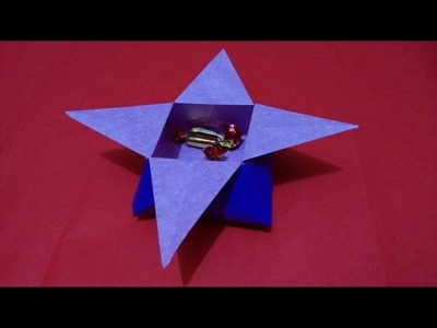 Origami Star Candy Box Tutorial - Best Gift idea - Bowl Easter Box
