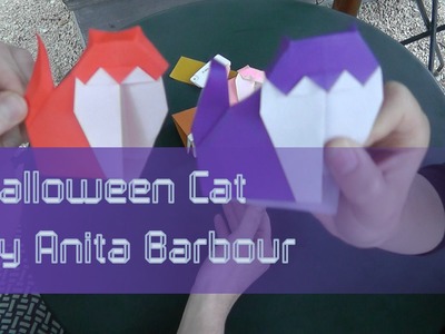 Origami Tutorial: Halloween Cat (Anita Barbour) with Jenny Chan from OrigamiTree.com