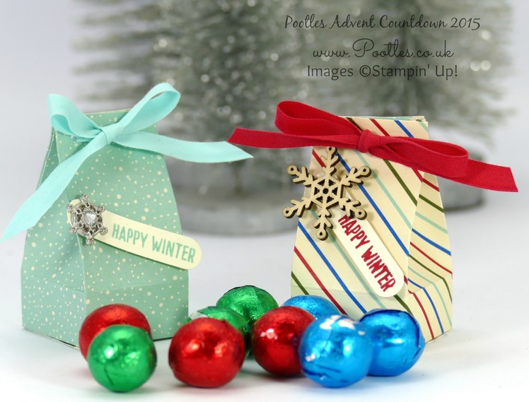 Pootles Advent Countdown #14 Mini Box for Chocolate Balls Tutorial