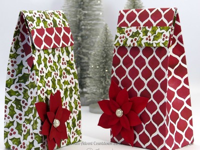 Pootles Advent Countdown #7 Folded Gift Bag Tutorial Large!
