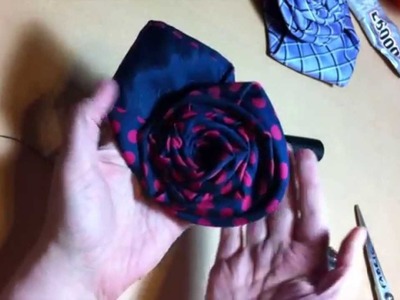 Tie Rose Tutorial by Ena Green Designs