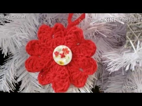 Tutorial ghirlanda di cuori uncinetto ,tutorial crochet wreath heart